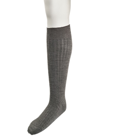 ウール＜ストレッチ＞ソックス/ロングホーズ(トープ)