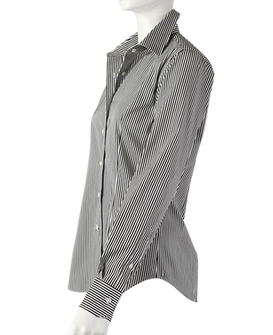 スリムシャツ/サテン