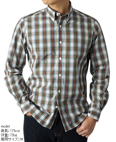 カジュアルシャツ/スリム(ボタンダウン)