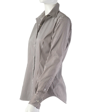 スリムシャツ/サテン