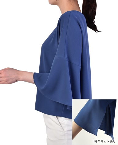 ブラウス/ダブルサテン