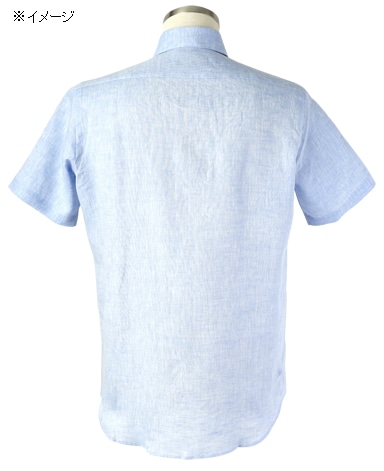 半袖リネンシャツ