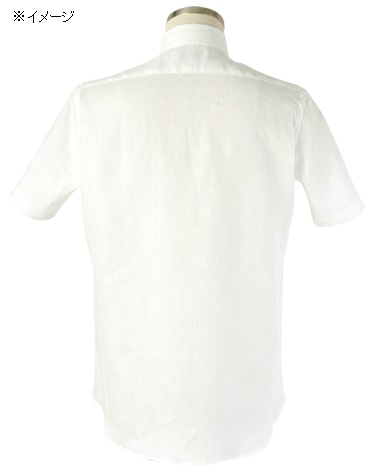 半袖リネンシャツ