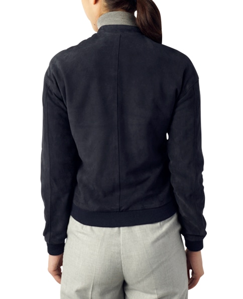 スエードブルゾン