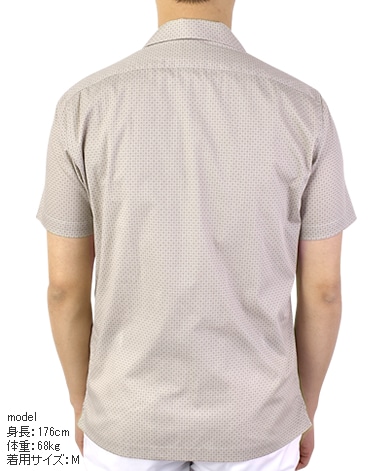 半袖シャツ/オープンカラー