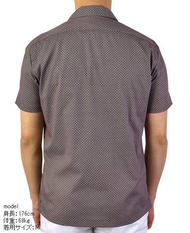 半袖シャツ/オープンカラー