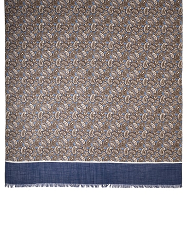 コットンリネンストール/イタリア製