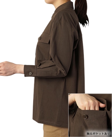 シャツジャケット/キャバジン