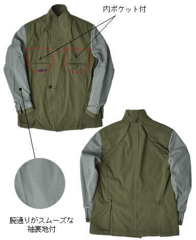 イタリアンコットンダブルジャケット/セットアップ