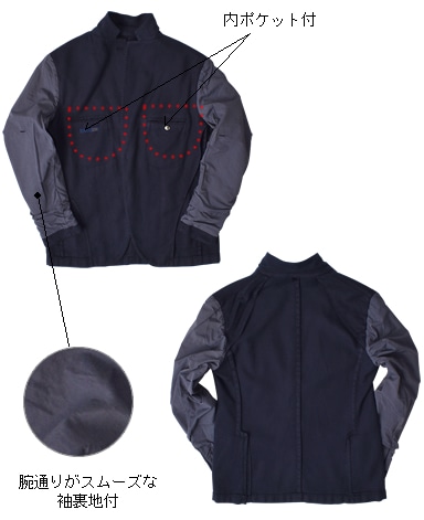 イタリアンコットンリネンジャケット