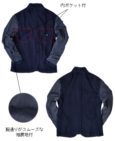 イタリアンリネンコットンジャケット