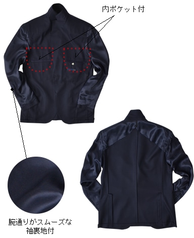 イタリアンウールジャケット/（金ボタン）