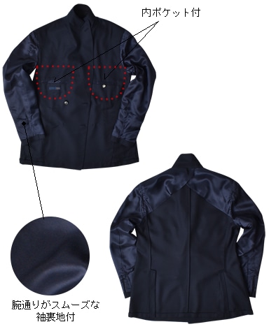 イタリアンダブルジャケット/（金ボタン）