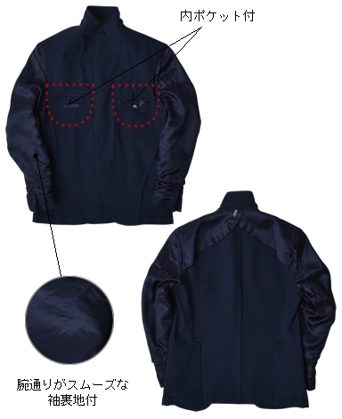 イタリアンシアサッカージャケット/セットアップ