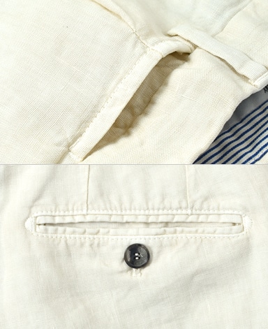 リネンショートパンツ