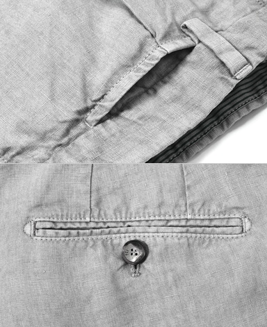 リネンショートパンツ