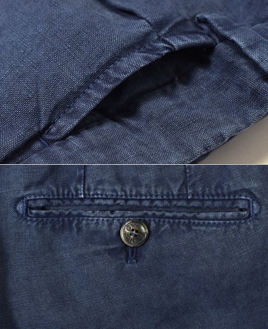 リネンショートパンツ