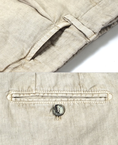 リネンショートパンツ