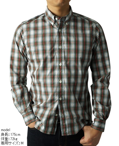 カジュアルシャツ/（ボタンダウン)