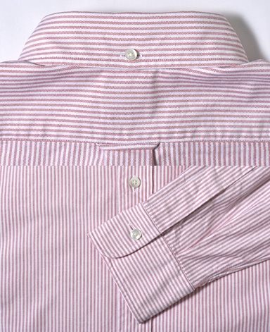 VINTAGE IVY シャツ/レッドキャンディーストライプ