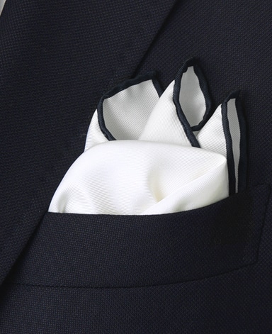 シルクポケットチーフ/Made in Japan