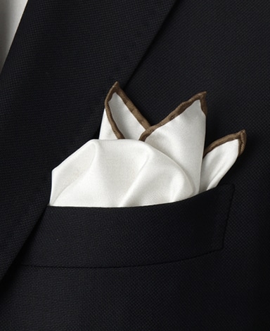 シルクポケットチーフ/Made in Japan