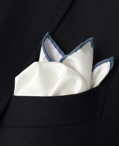 シルクポケットチーフ/Made in Japan