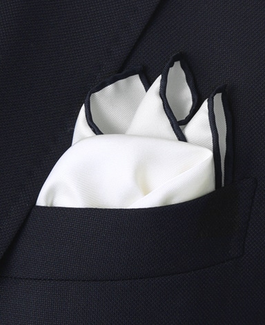 シルクポケットチーフ/Made in Japan