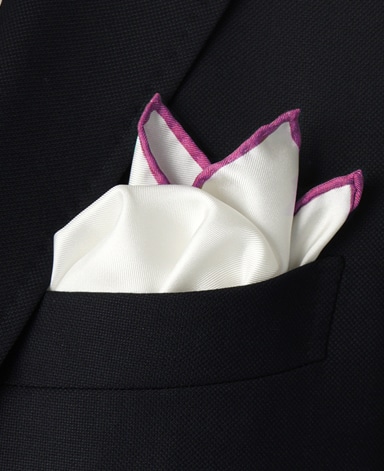 シルクポケットチーフ/Made in Japan