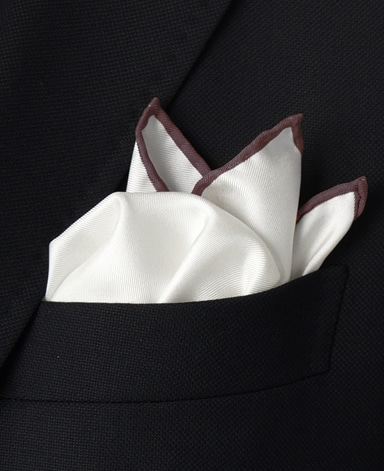 シルクポケットチーフ/Made in Japan