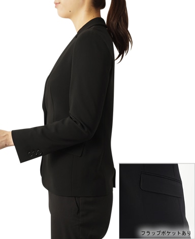 テーラードジャケット/綾二重織