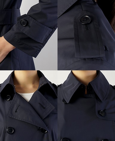 トレンチレインコート/DICROS