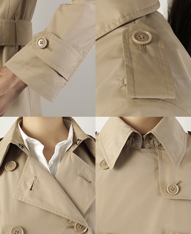 トレンチレインコート/DICROS