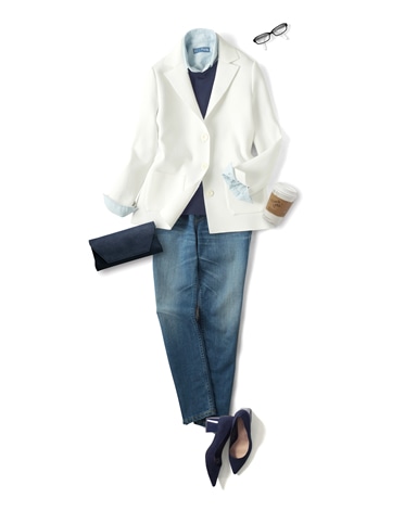 ジャケット/ミラノリブ