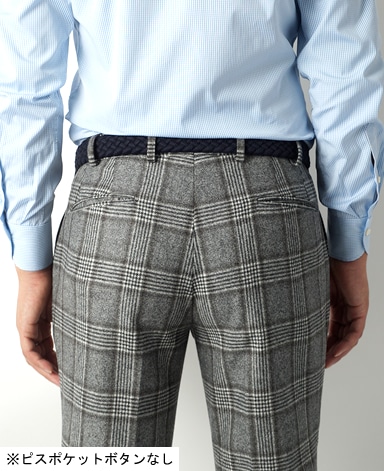 イタリアンウールトラウザーズ/(ワンプリーツ)