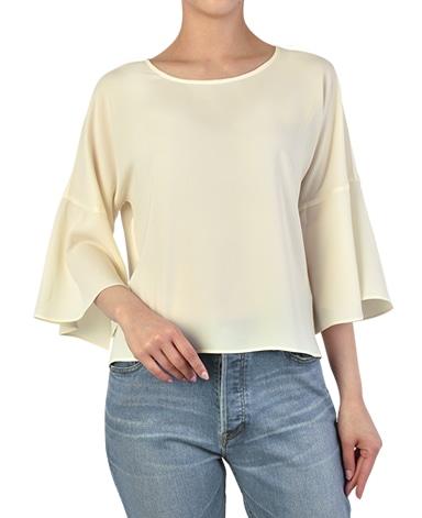 ブラウス/ダブルサテン