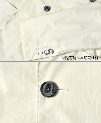 イタリアンコットンダブルジャケット/セットアップ