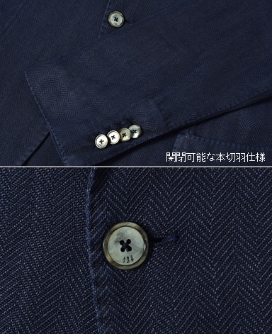 イタリアンリネンコットンジャケット