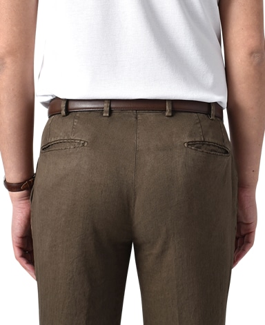 イタリアンリネンコットンパンツ