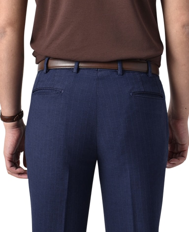 イタリアンコットンリネンパンツ/（ワンプリーツ）