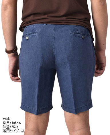 リネンショートパンツ