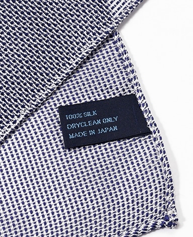 シルクポケットチーフ/フレスコ織り Made in Japan