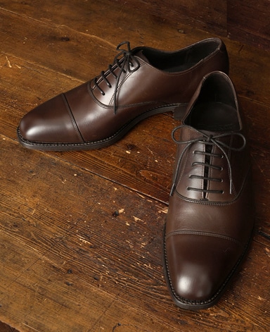 BARKER ストレートチップシューズ/英国製/カーフレザー