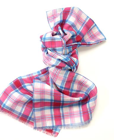 コットンリネンストール/イタリア製