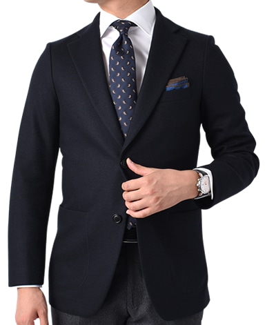 ウールニットジャケット/TRAVELER