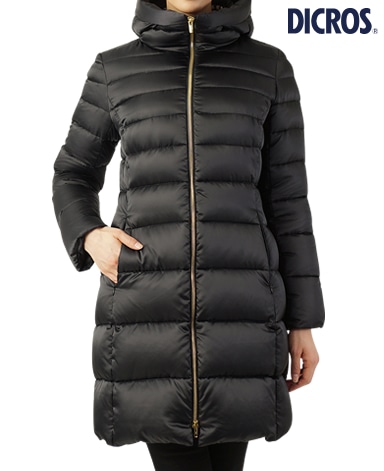 リッチダウンロングコート/DICROS