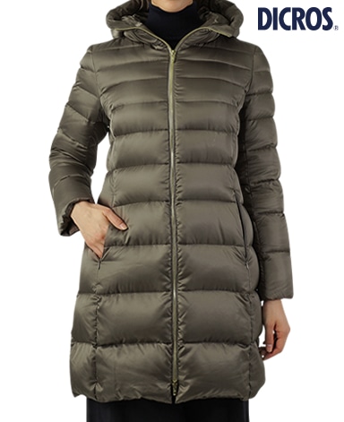 リッチダウンロングコート/DICROS