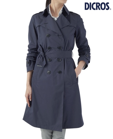 トレンチレインコート/DICROS