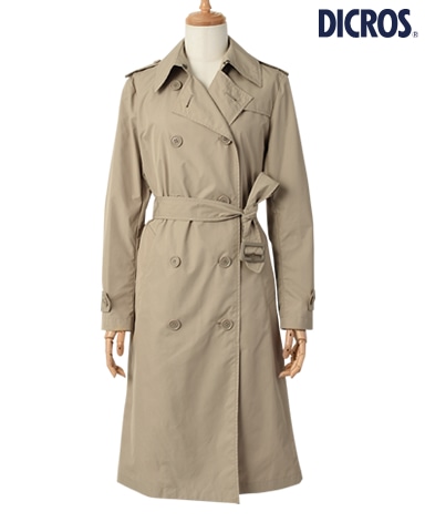 トレンチレインコート/DICROS