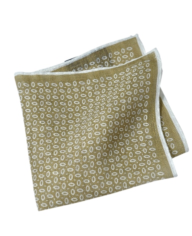 リネンポケットチーフ/Made in Italy